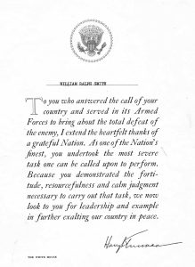 truman letter